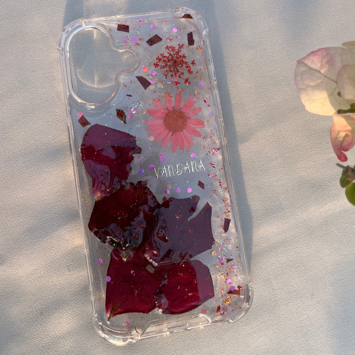 Name phone back cover