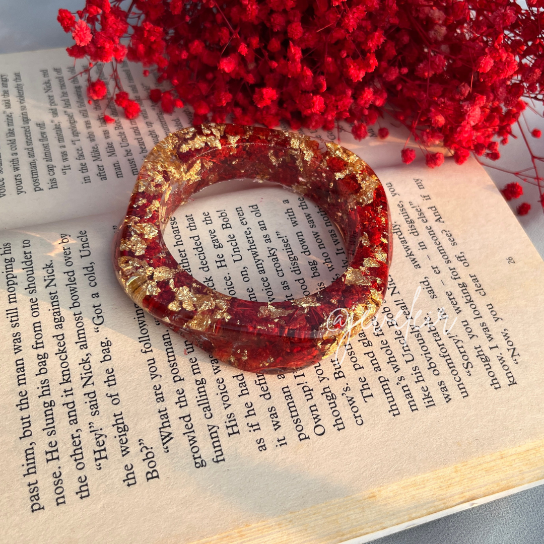 Comming soon - Square Red flower kada single