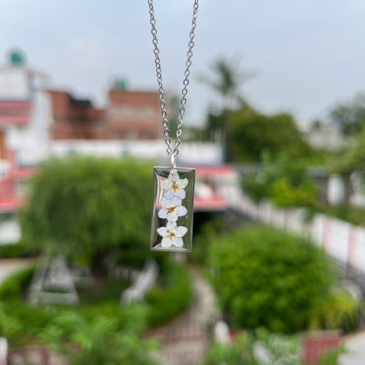 Forget Me Not Minimalist Anti-Tarnish Pendant- Customizable Gift for Her