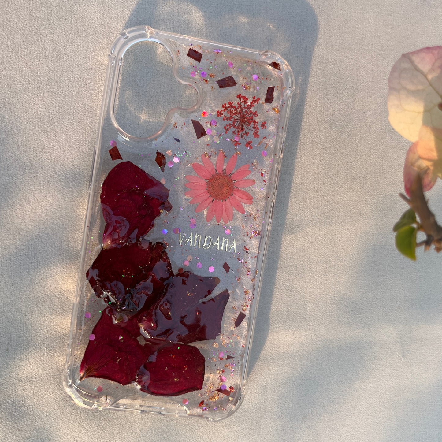 Name phone back cover