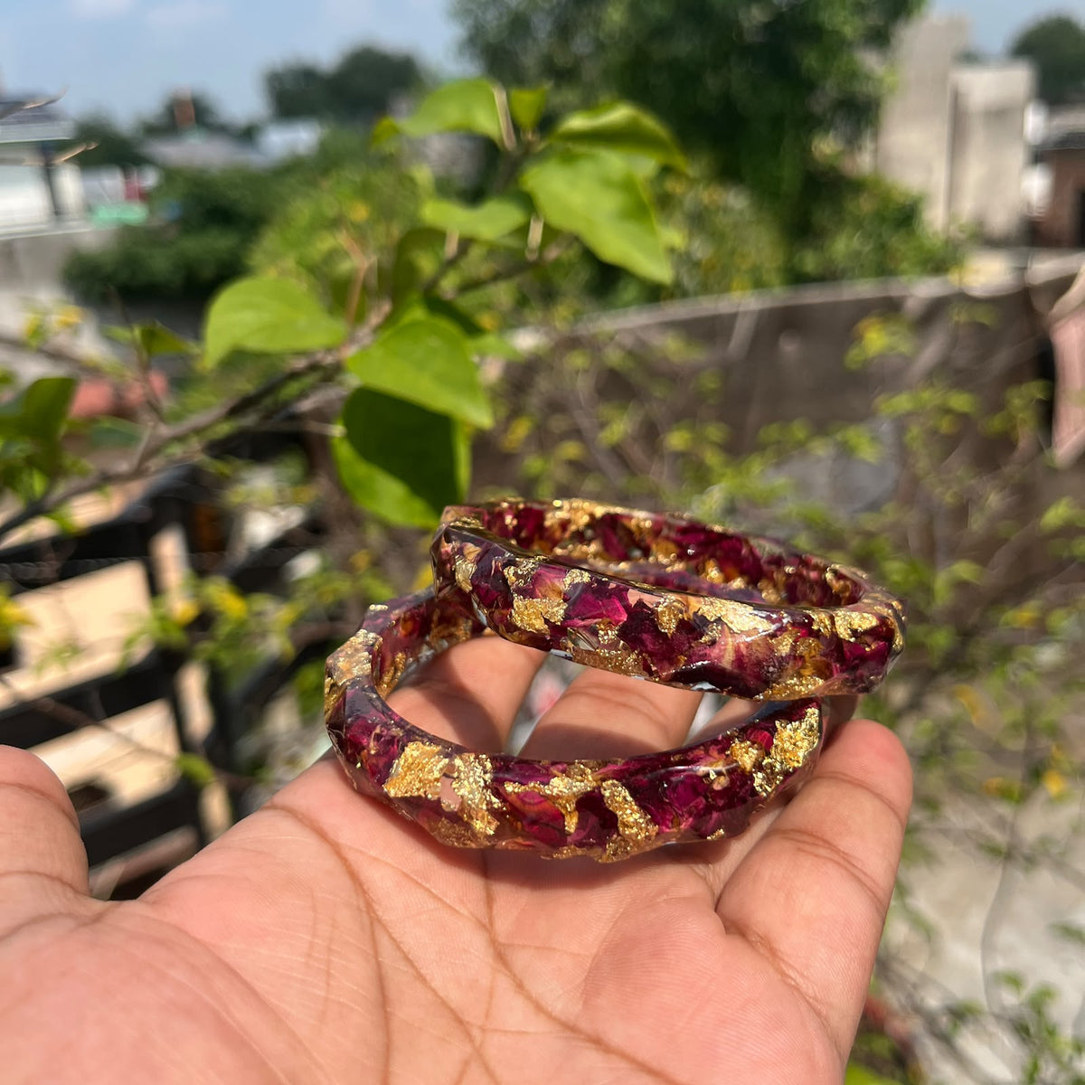 Dimond Rose bangles pair of 2