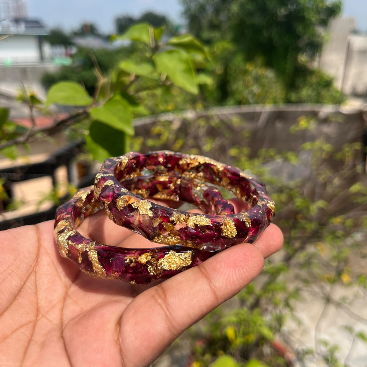 Dimond Rose bangles pair of 2