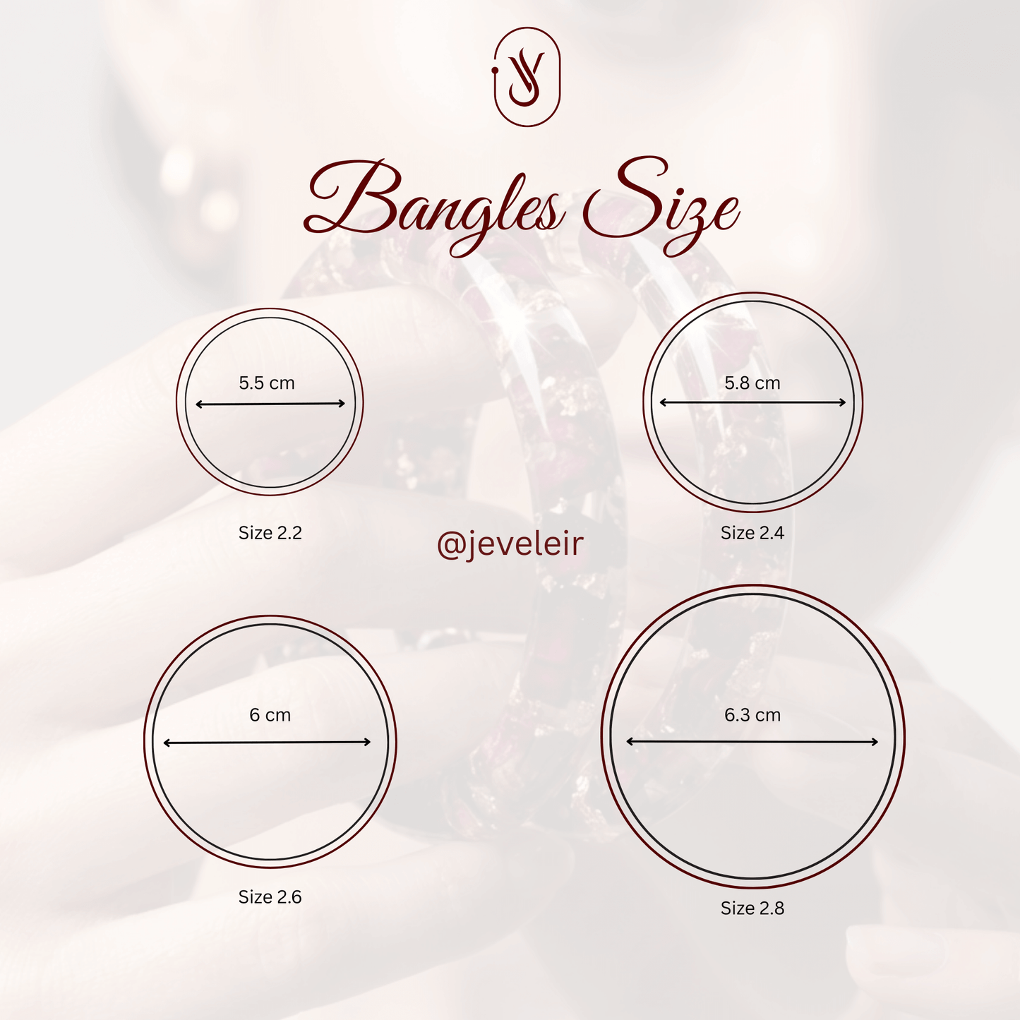 Handmade Real Rose Bangles – Customisable Pair of 2 | Unique Gift for Women